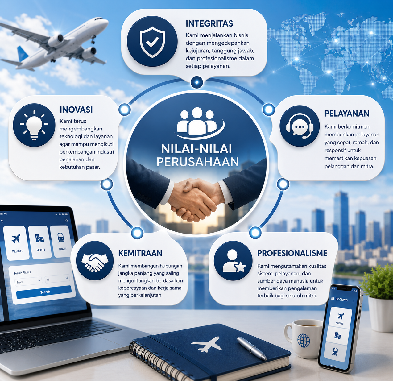 infografik nilai perusahaan digital